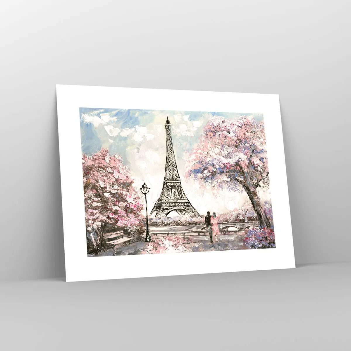 Poster - Plimbare în aprilie la Paris - 40x30 cm