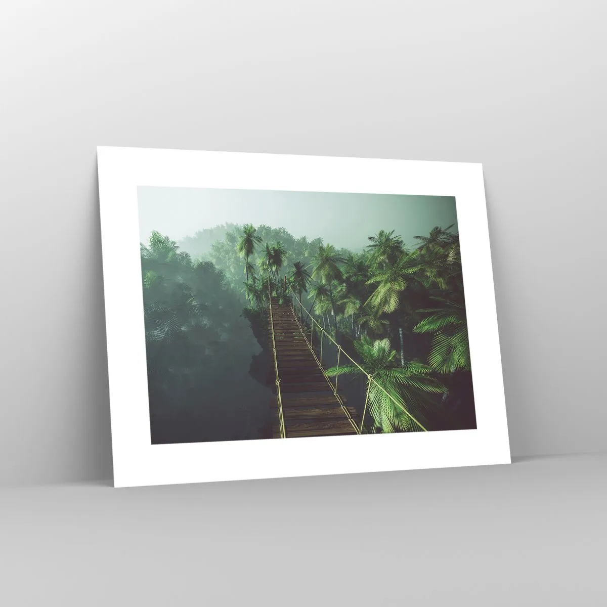 Affisch - Över grönskans kaos - 40x30 cm