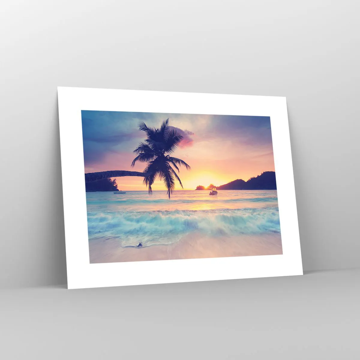 Affiche - Poster - Une soirée à la baie - 40x30 cm