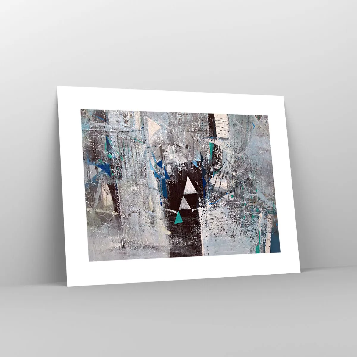 Poster - Überschreibende Reihenfolge der Dreiecke - 40x30 cm