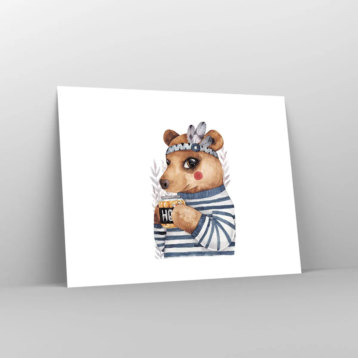 Poster - Sweet Lady Bear - 40x30 cm