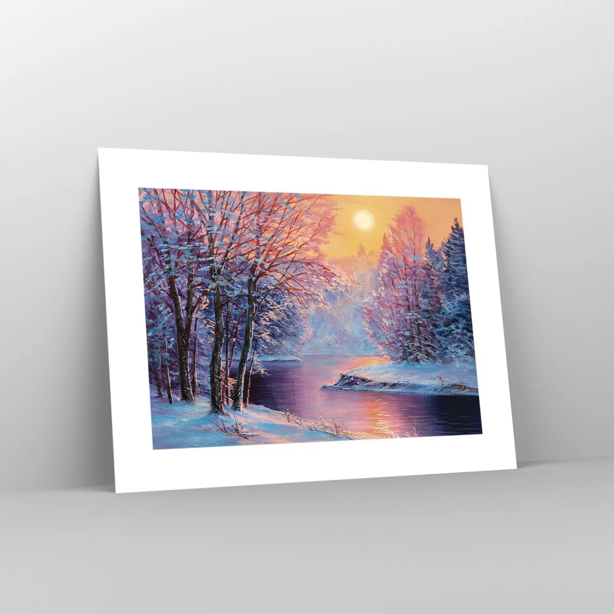 Poster - Die Farben des Winters - 40x30 cm