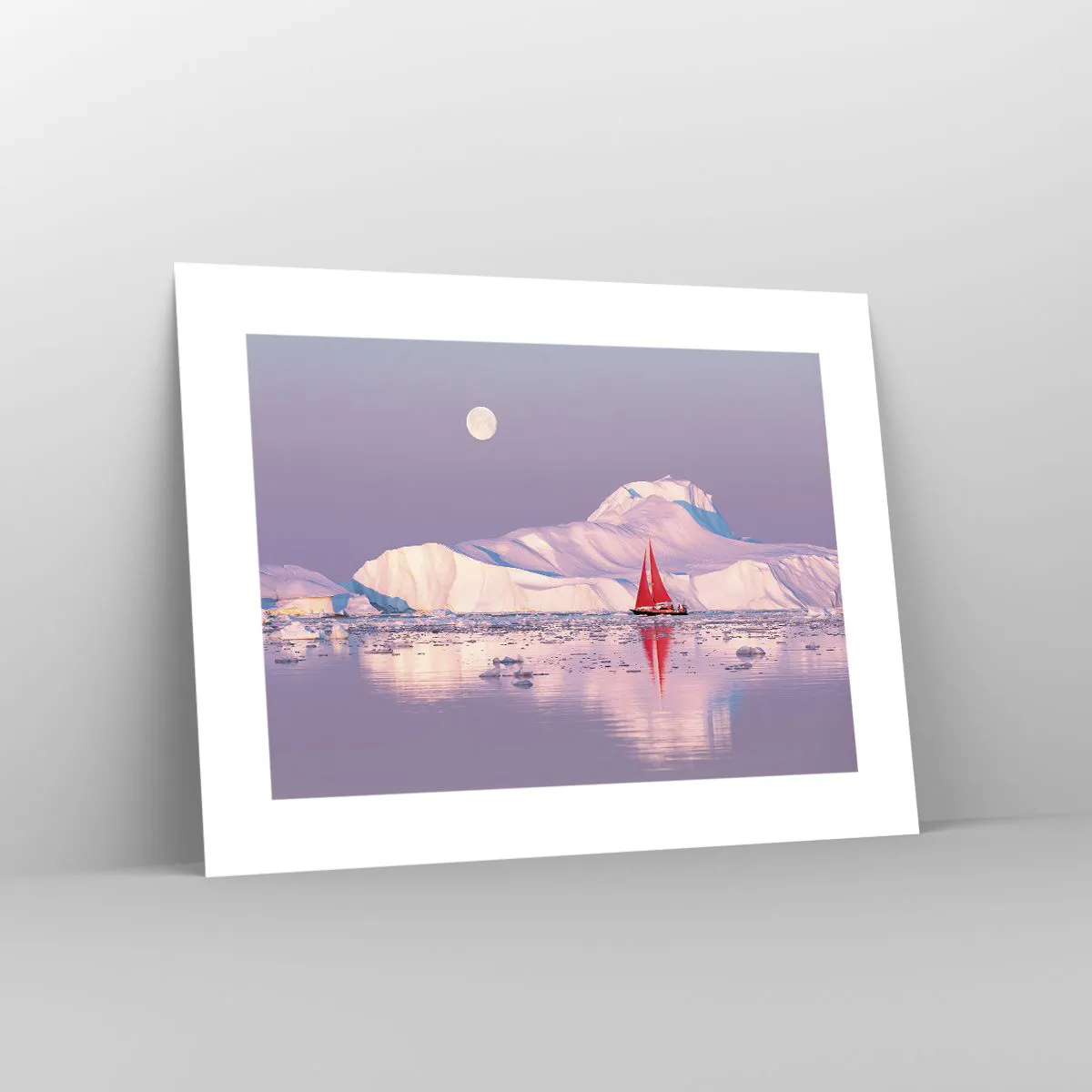 Affisch - Seglens glöd, isens kyla - 40x30 cm