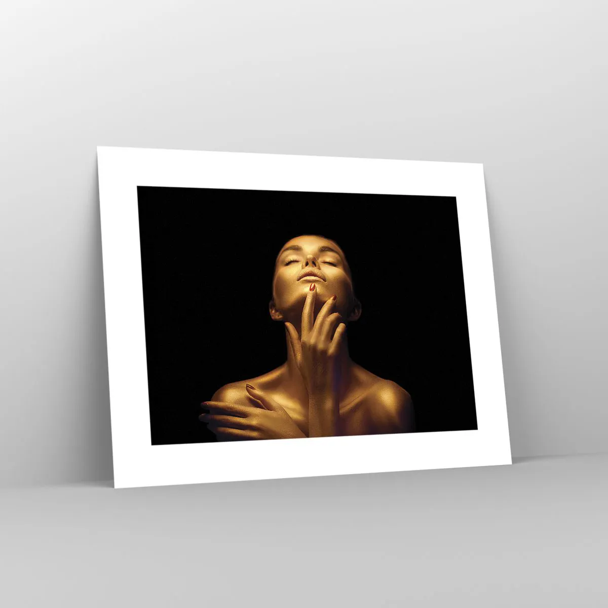 Pôster - Como seda dourada - 40x30 cm