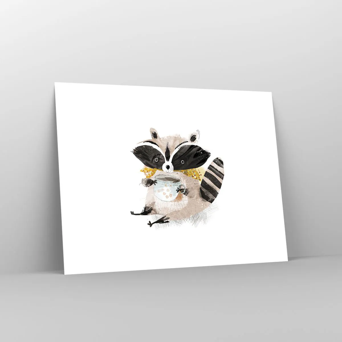 Poster - Mein Freund der Waschbär - 40x30 cm