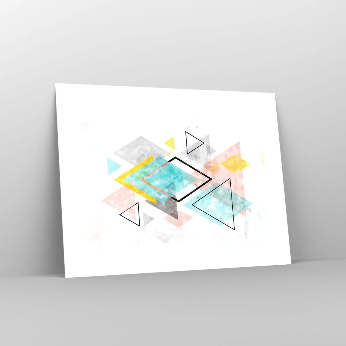 Pôster - Jogo geométrico - 40x30 cm