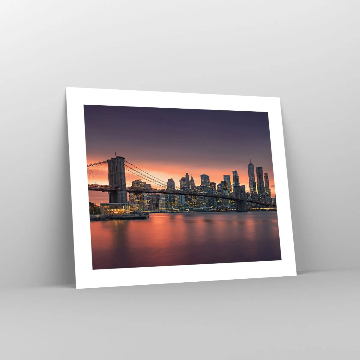 Poster - Submerged in Lilac Silence - 50x40 cm