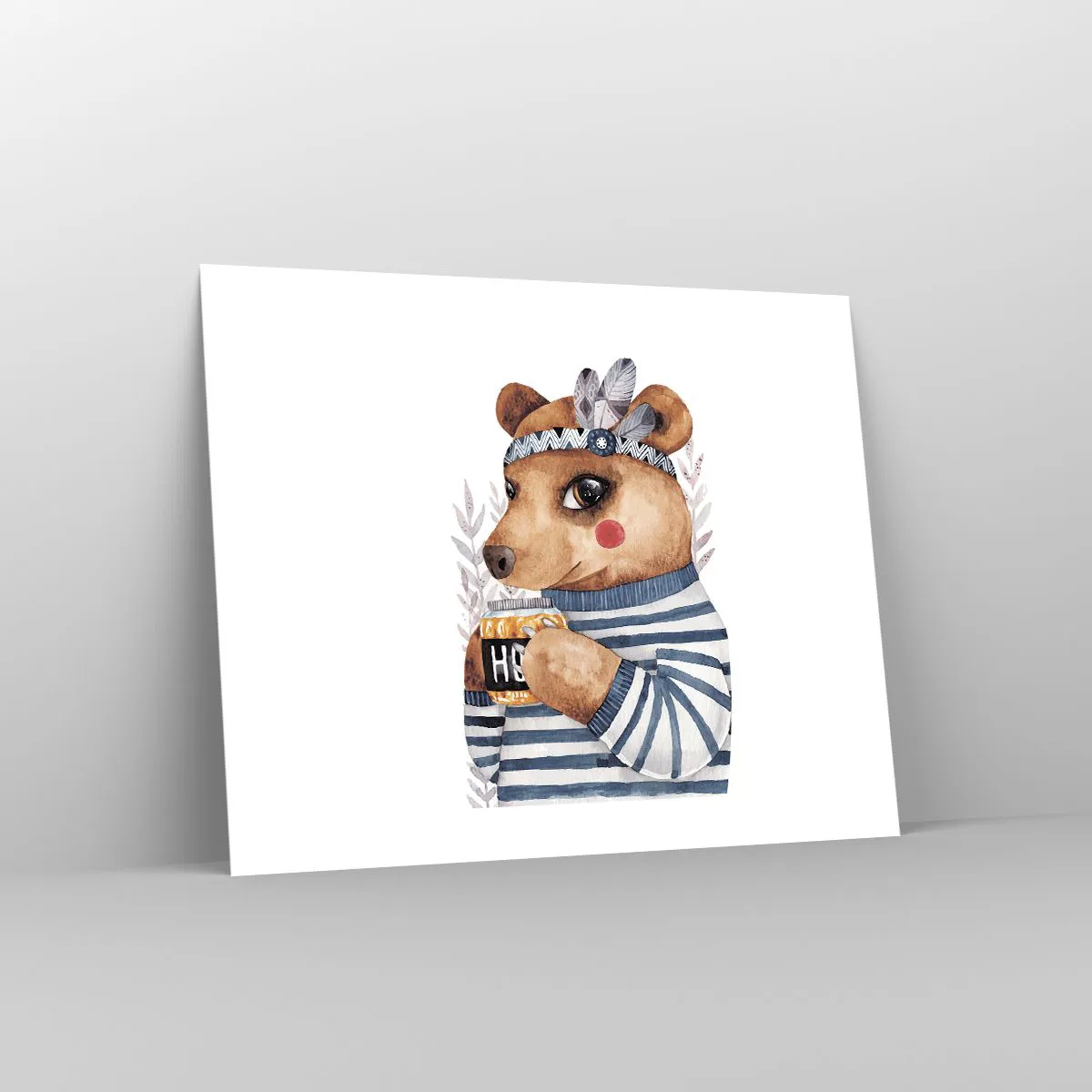 Poster - Sweet Lady Bear - 50x40 cm