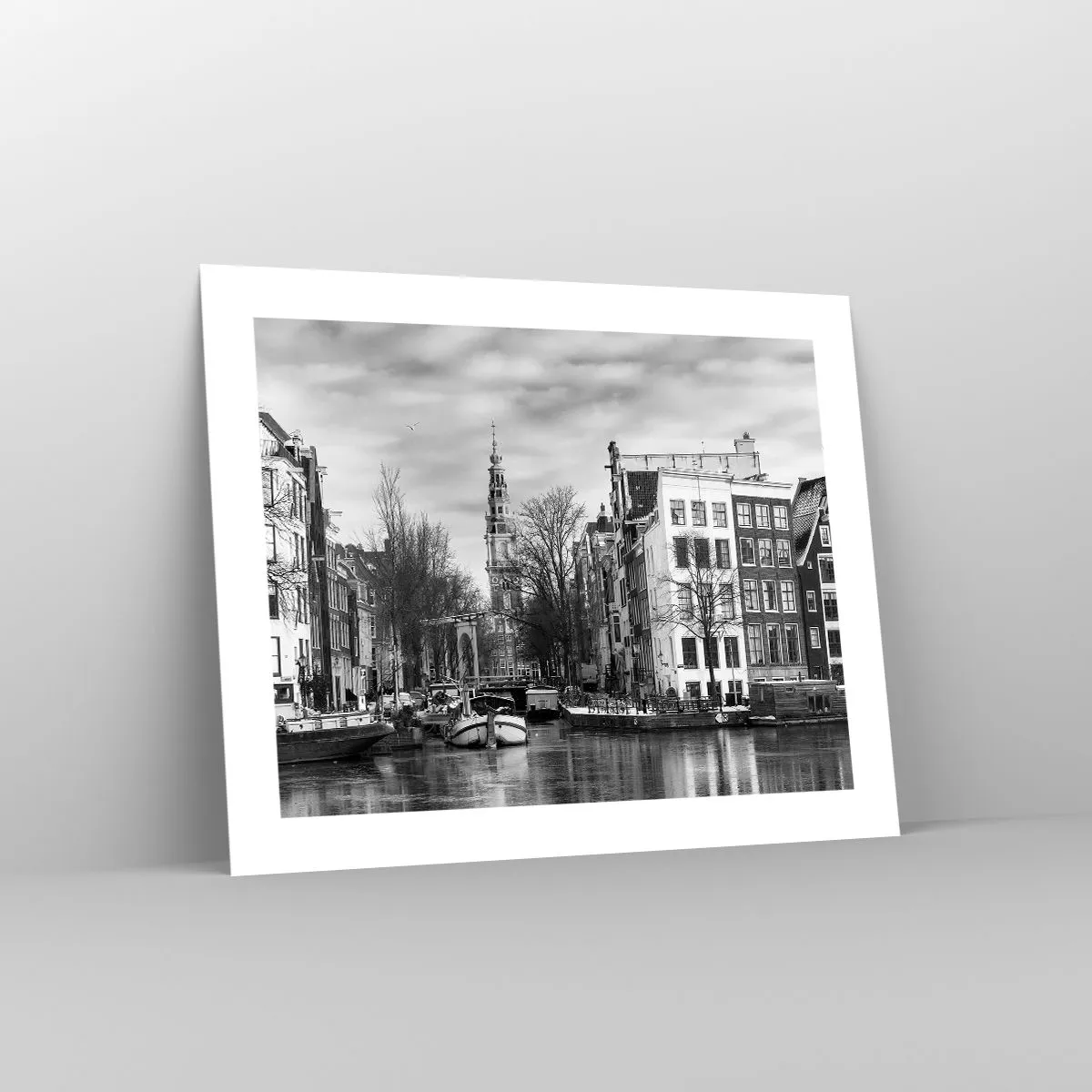 Poster - Amsterdamer Atmosphäre - 50x40 cm