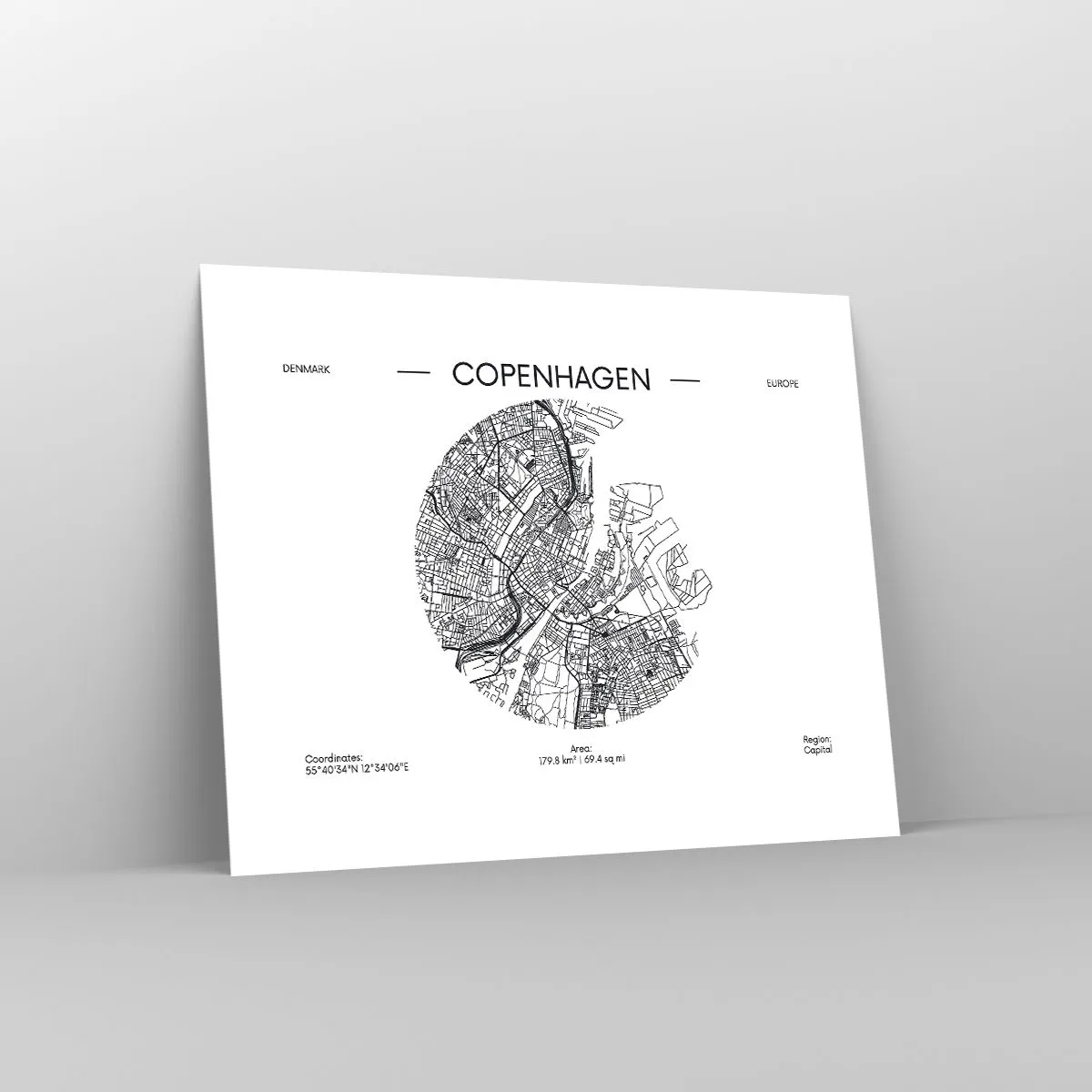 Póster - Anatomía de Copenhague - 50x40 cm