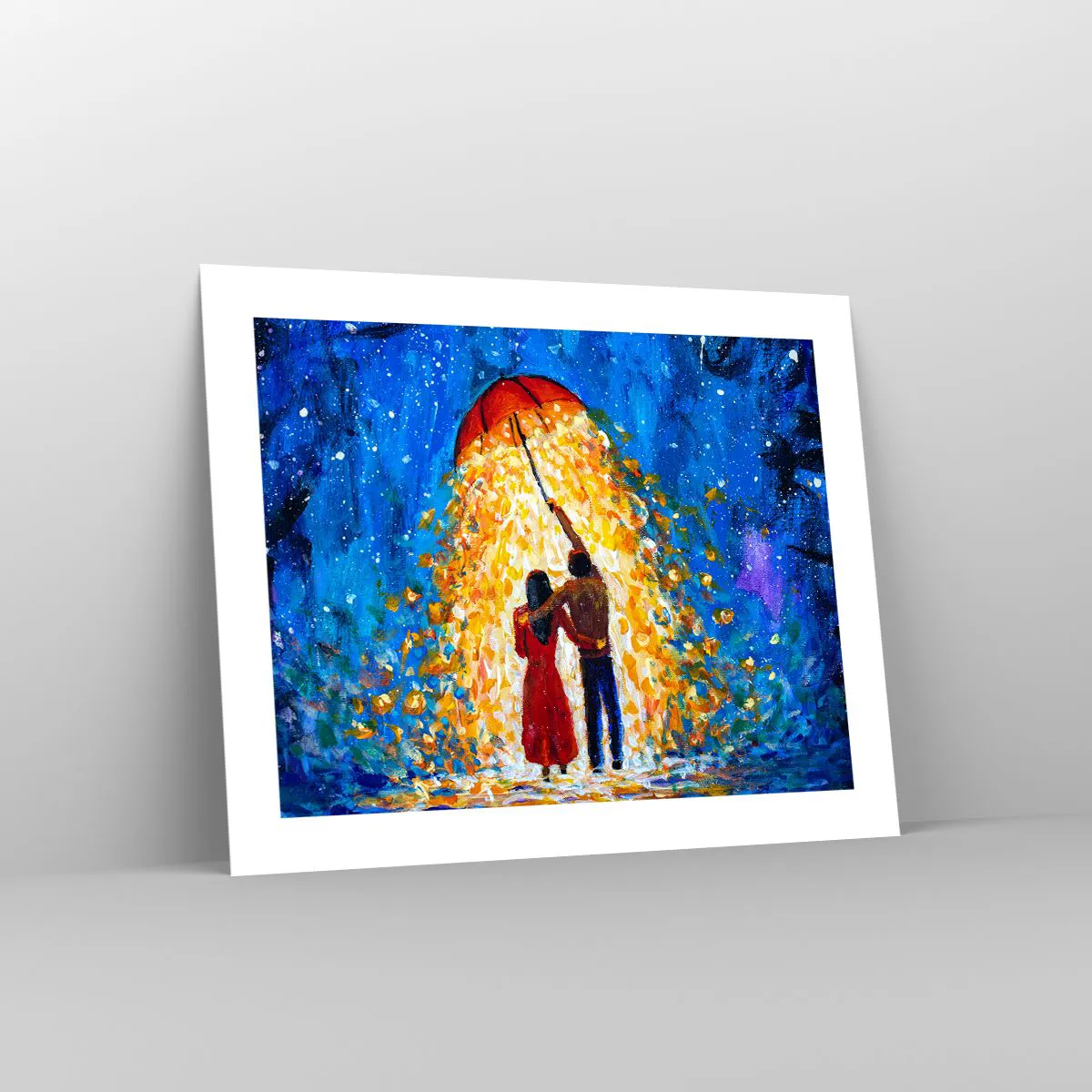 Poster - Magic of a Rainy Evening? - 50x40 cm