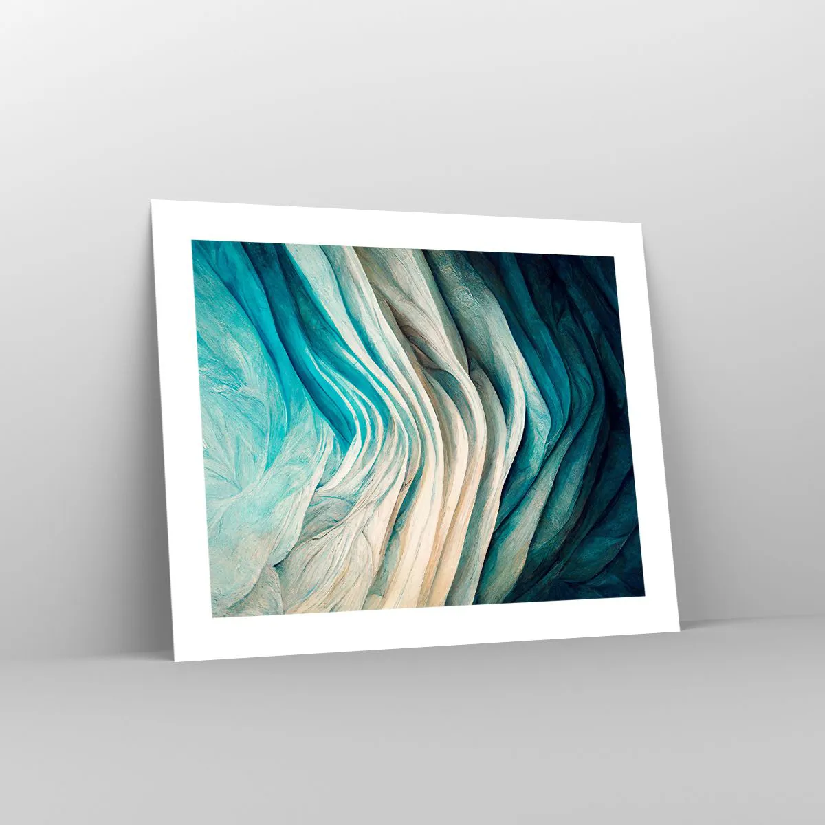 Poster - Blaue Unersättlichkeit - 50x40 cm