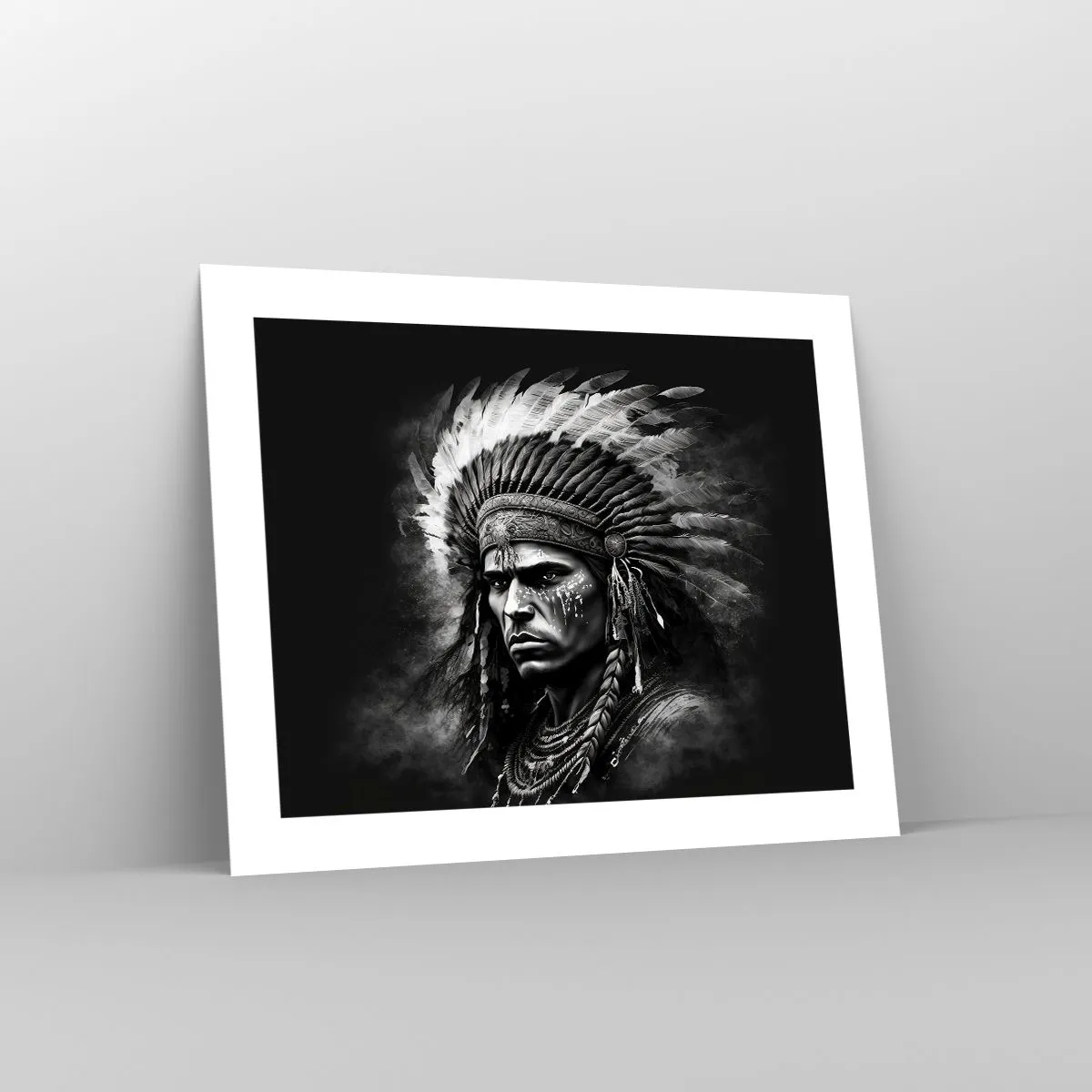 Affiche - Poster - Un leader et un guerrier - 50x40 cm