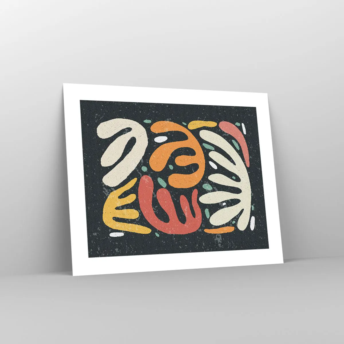 Plakat - Komposition - jeg er ved at fange dig - 50x40 cm