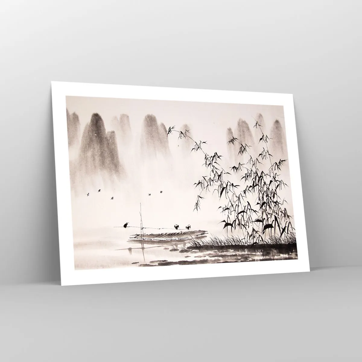 Poster - Quiet As a Rice Field - 70x50 cm