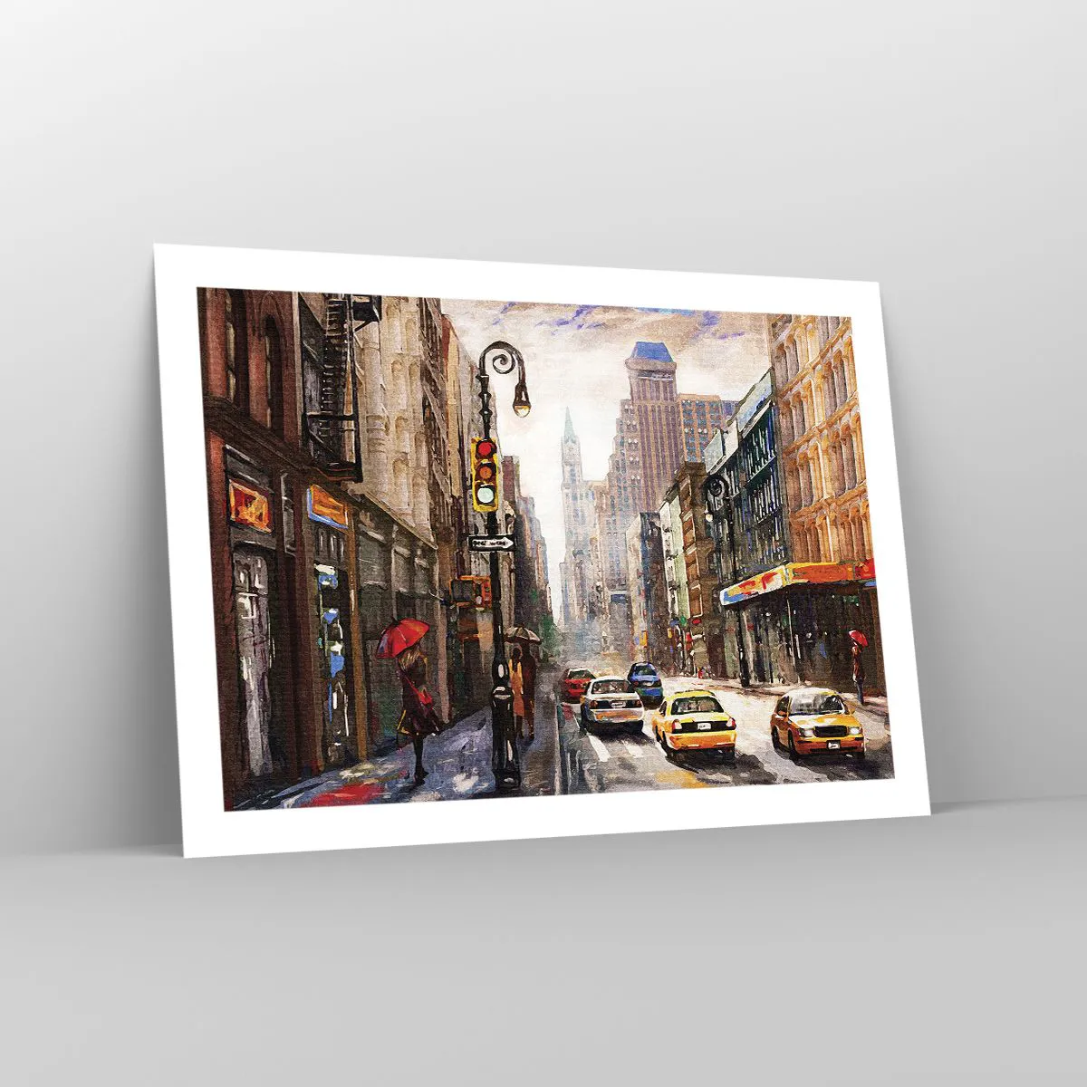 Poszter - New York – esőben is színes - 70x50 cm