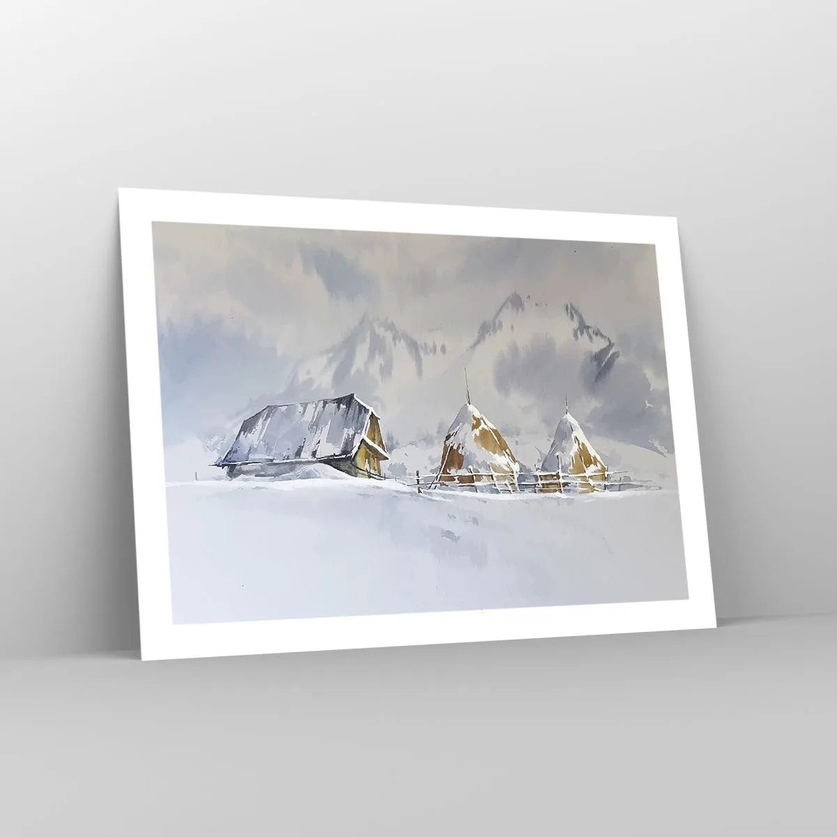 Poszter - Egy havas völgyben - 70x50 cm