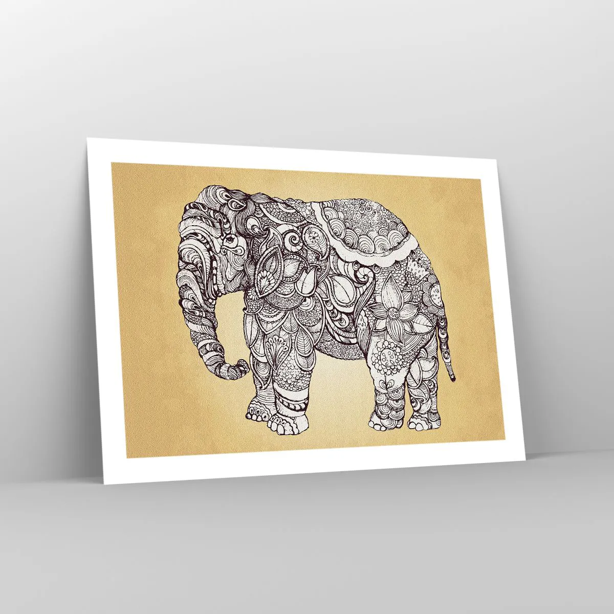 Plakát - Skrytý slon - 70x50 cm