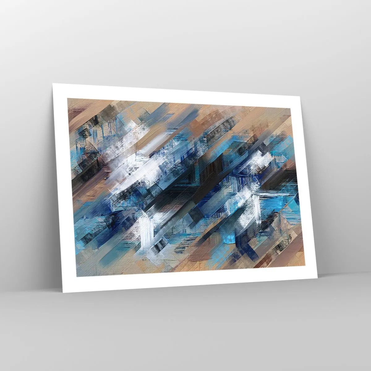 Affisch - På en blå sluttning - 70x50 cm