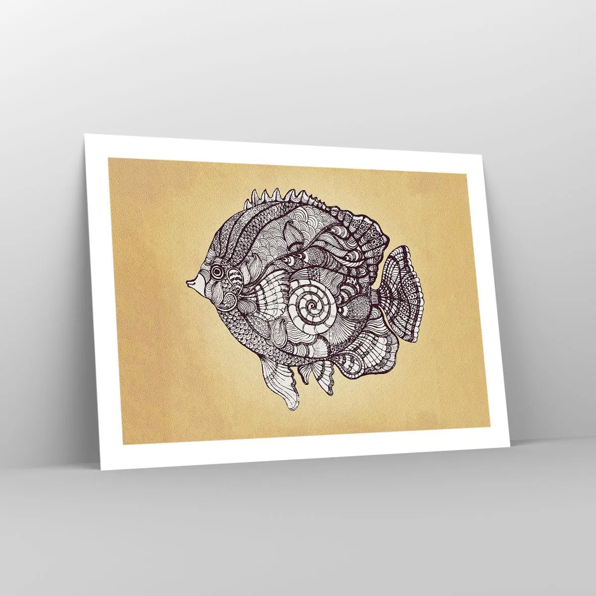 Poster - Aus dem Ozean der Ornamente - 70x50 cm