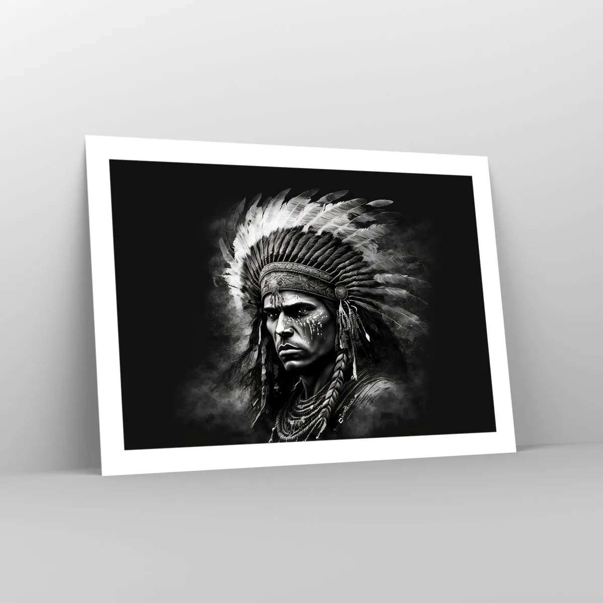 Affiche - Poster - Un leader et un guerrier - 70x50 cm