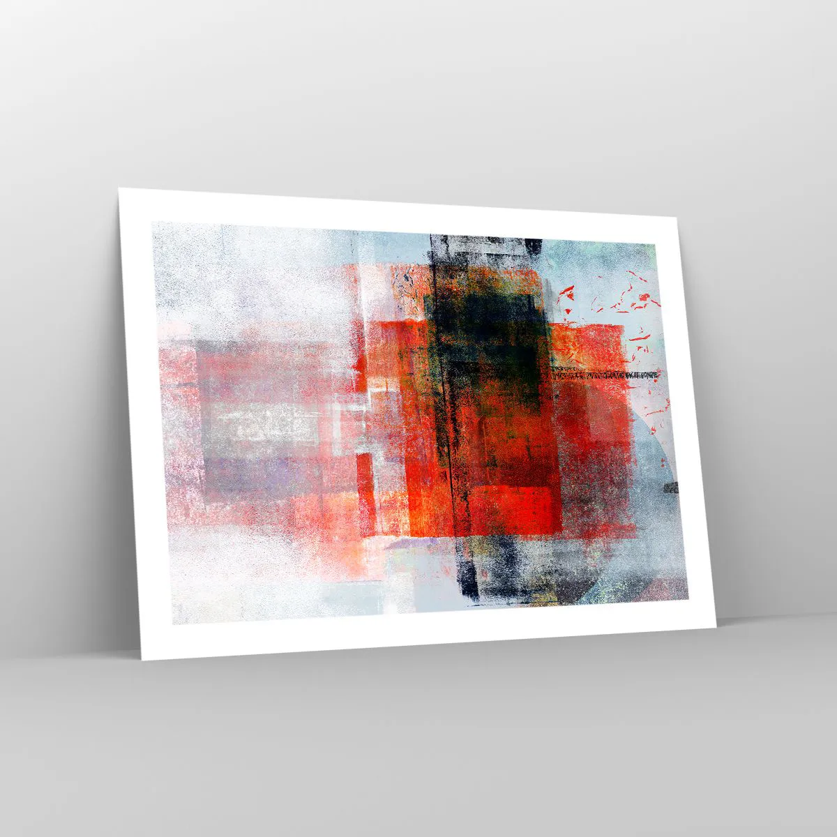 Plakat - Kompozycja rozżarzona - 70x50 cm