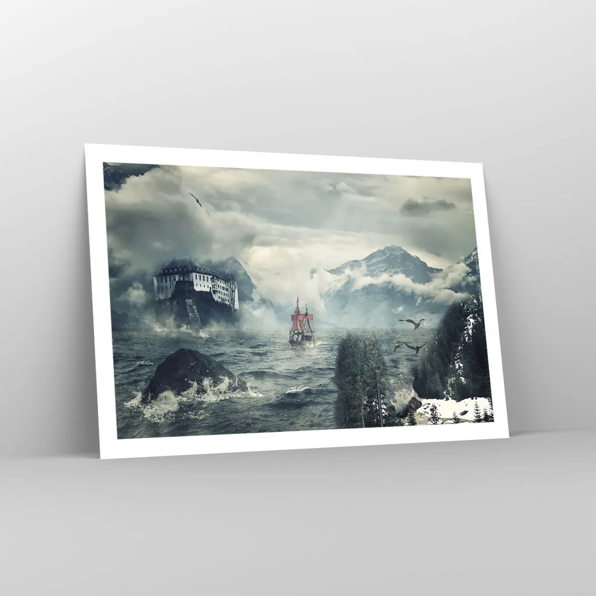 Plakat - På magiske vande - 91x61 cm