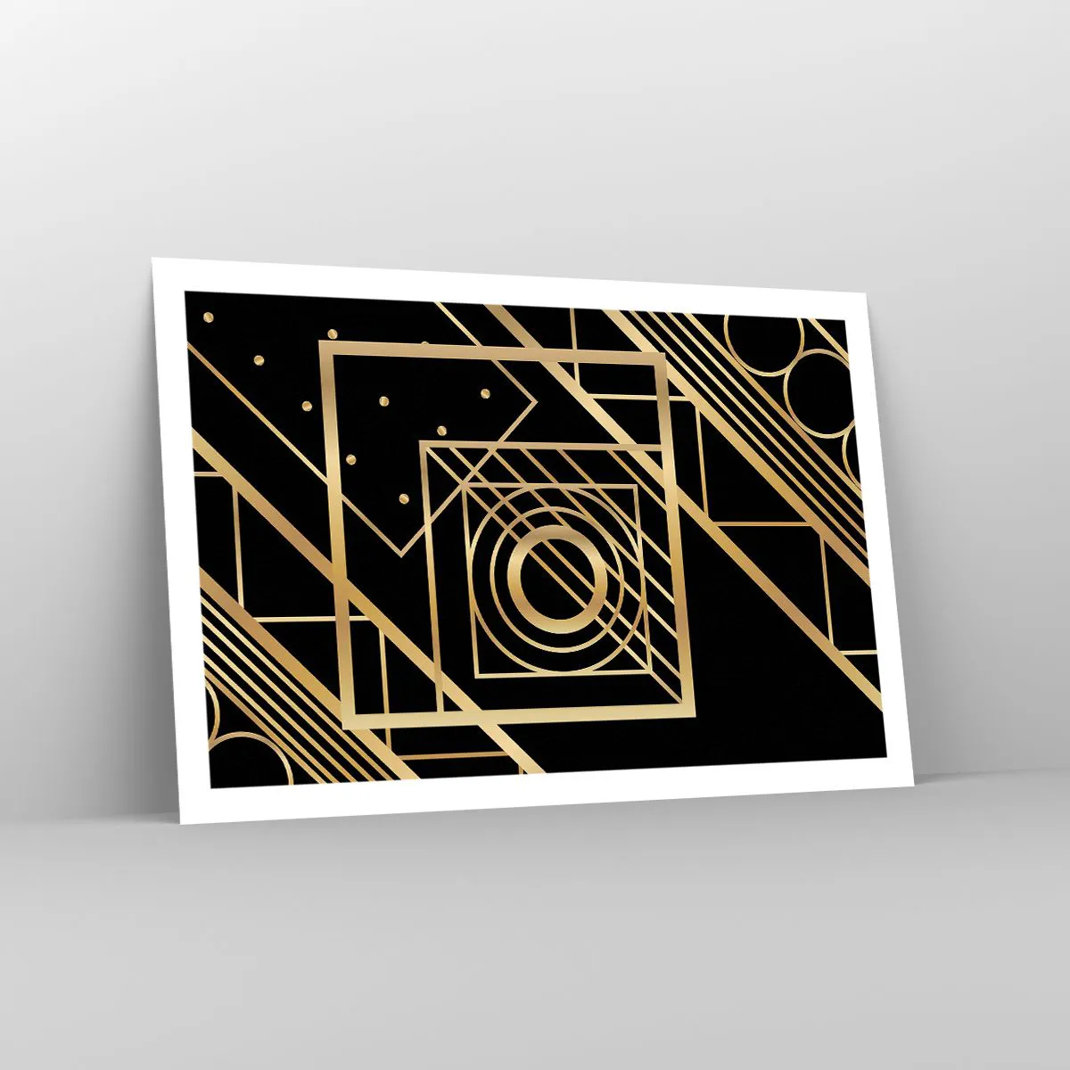 Affisch - Gyllene geometri - 91x61 cm