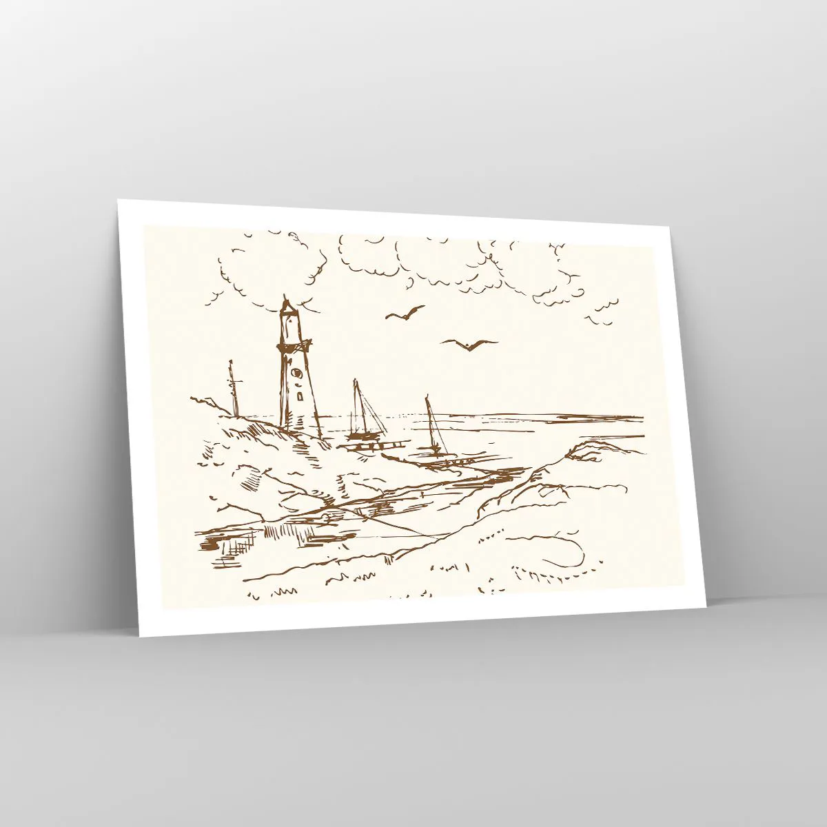 Plakat - Zarys wspomnienia lata - 91x61 cm