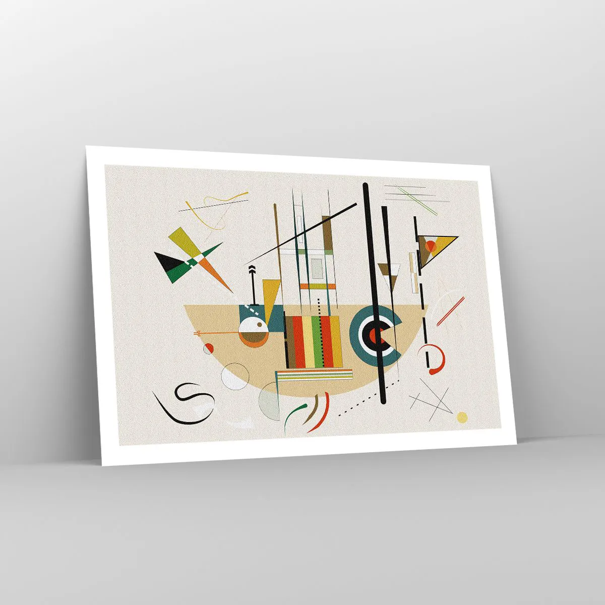 Poster - Und die Welt lacht - 91x61 cm