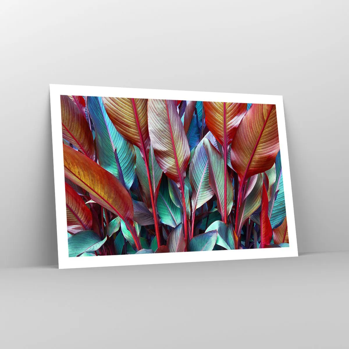 Affisch - En färgglad tätskog - 91x61 cm