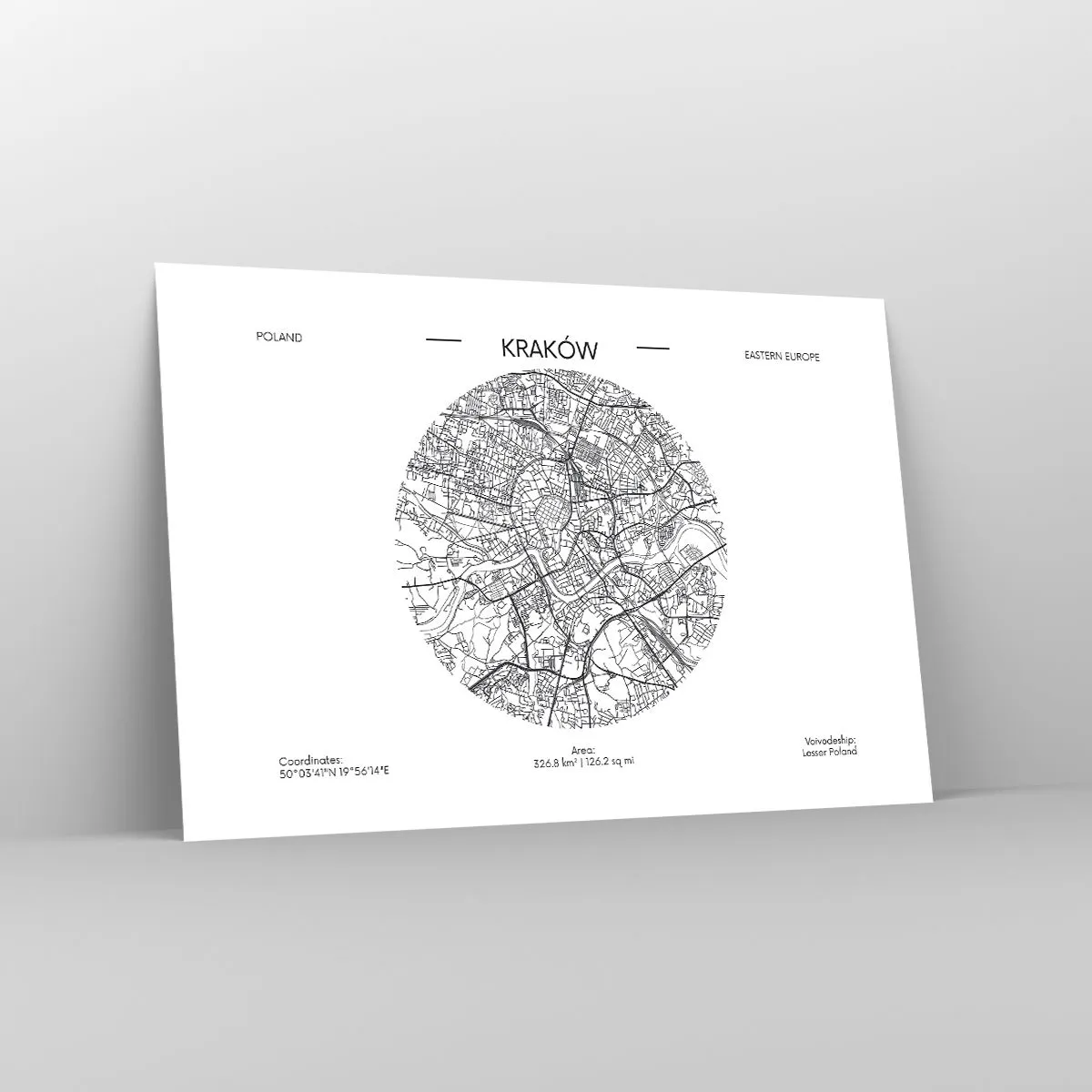 Poster - Anatomy of Crocow - 91x61 cm