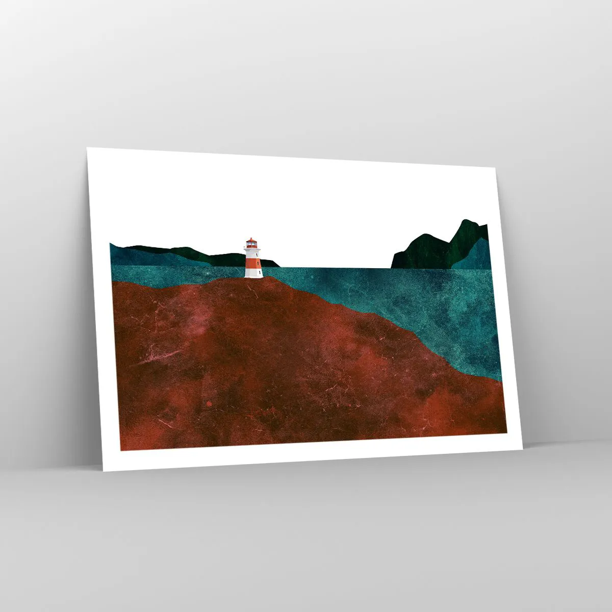 Plakat - Med blikket rettet mod havet - 91x61 cm