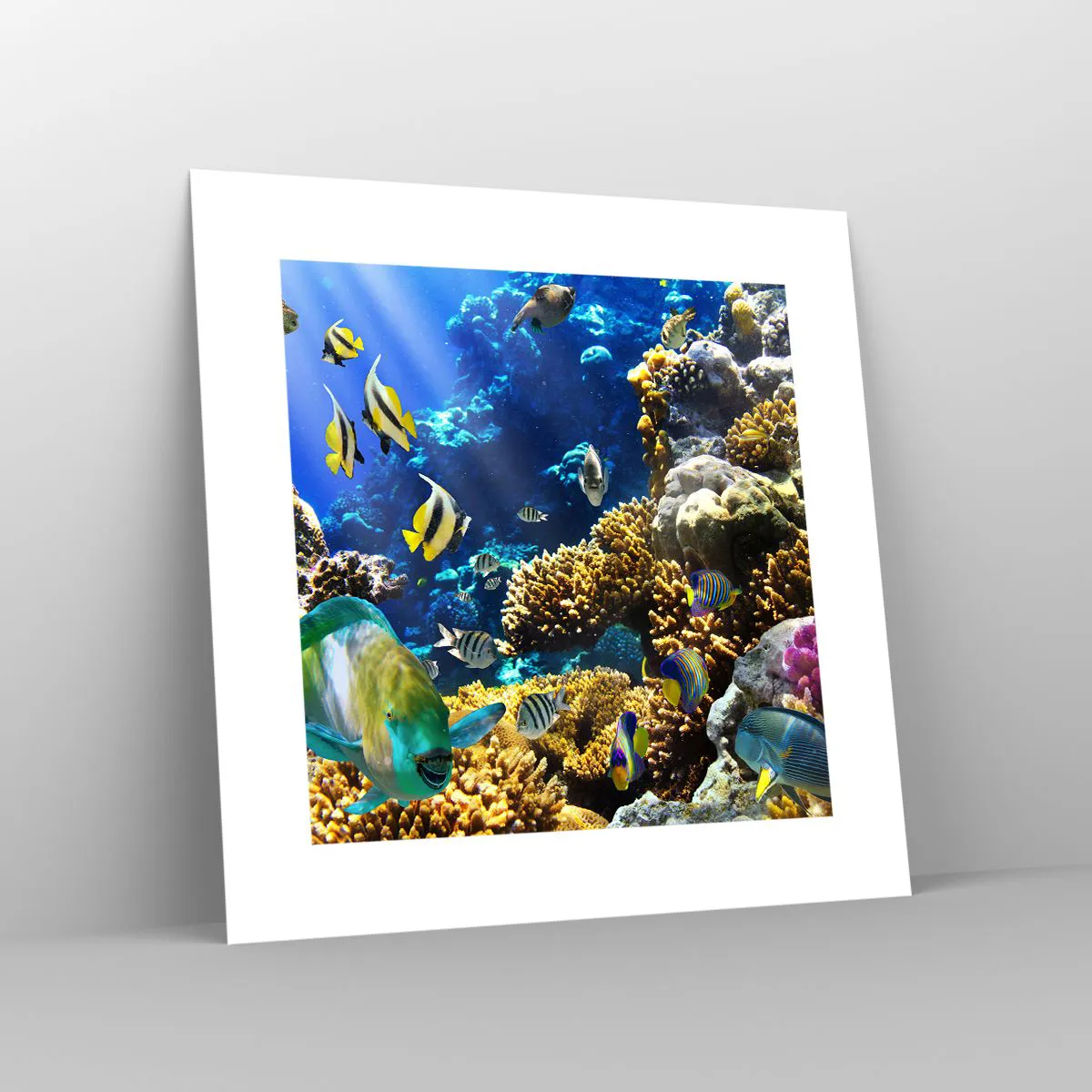 Pôster - Tráfego intenso no percurso de férias - 30x30 cm