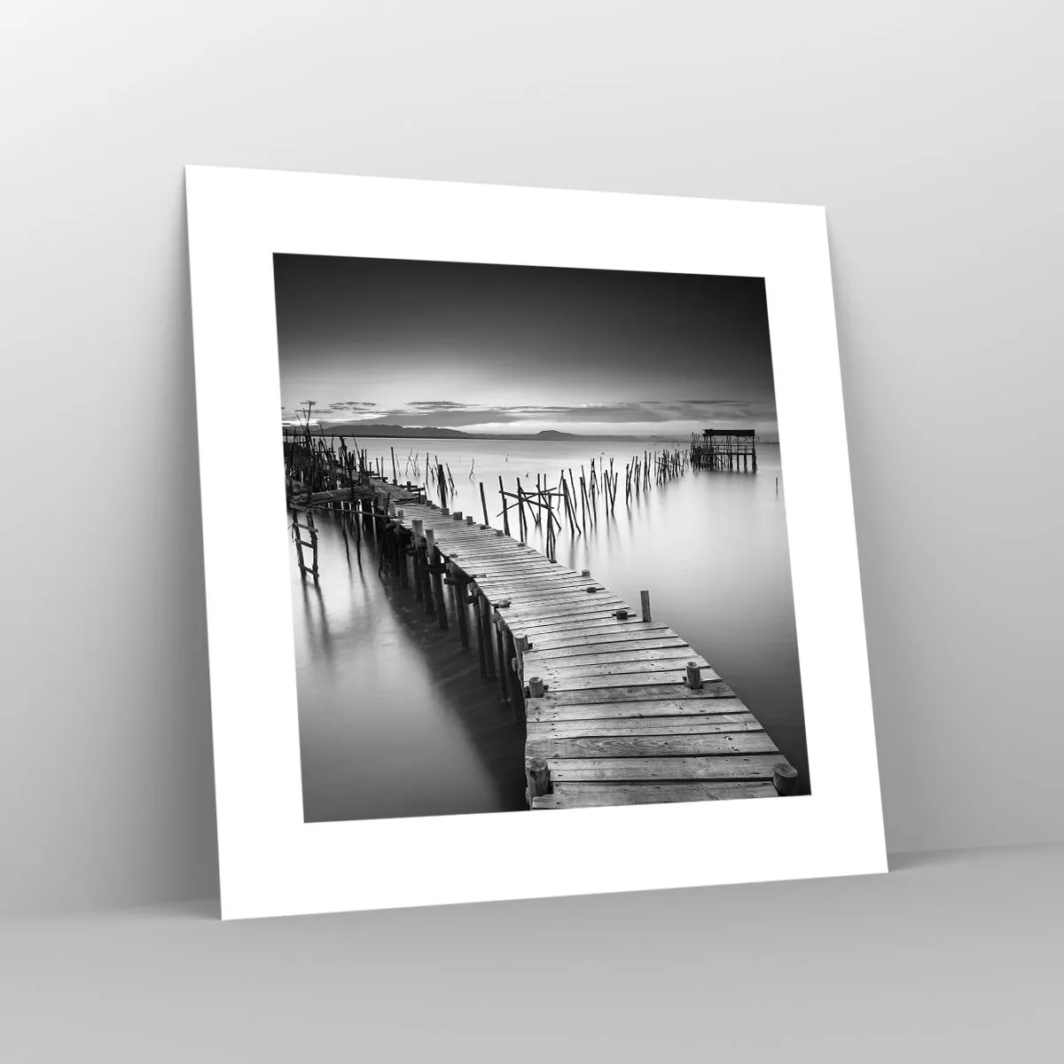 Plakat - Spokój zapomnianego brzegu - 30x30 cm