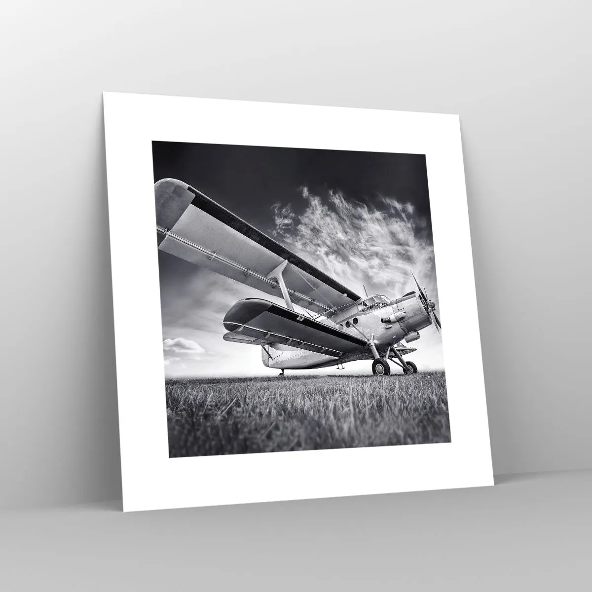 Poster - Der geflügelte Wanderer - 30x30 cm