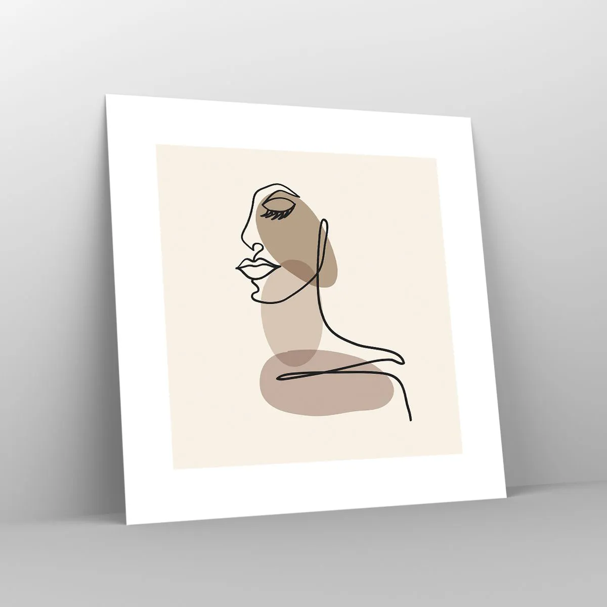 Affisch - Lyssnar på sig själv - 30x30 cm