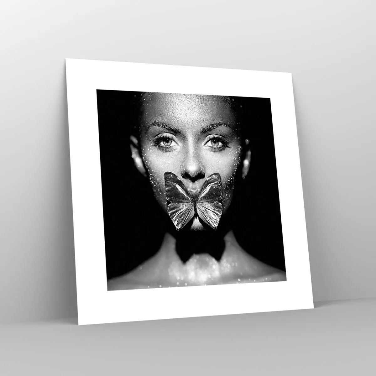 Plakát - Motýlí polibek - 30x30 cm