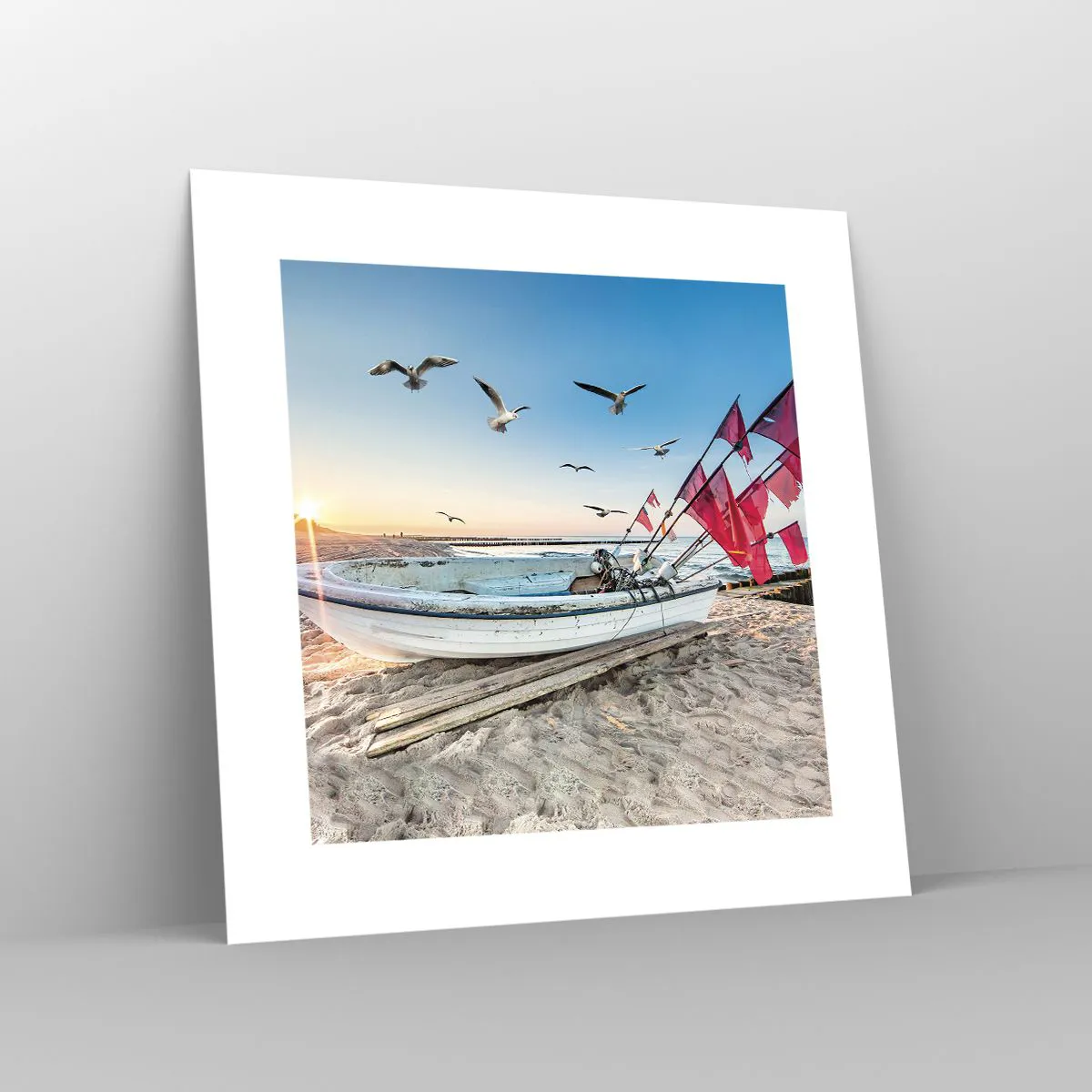 Poszter - Megérdemelt pihenés - 30x30 cm