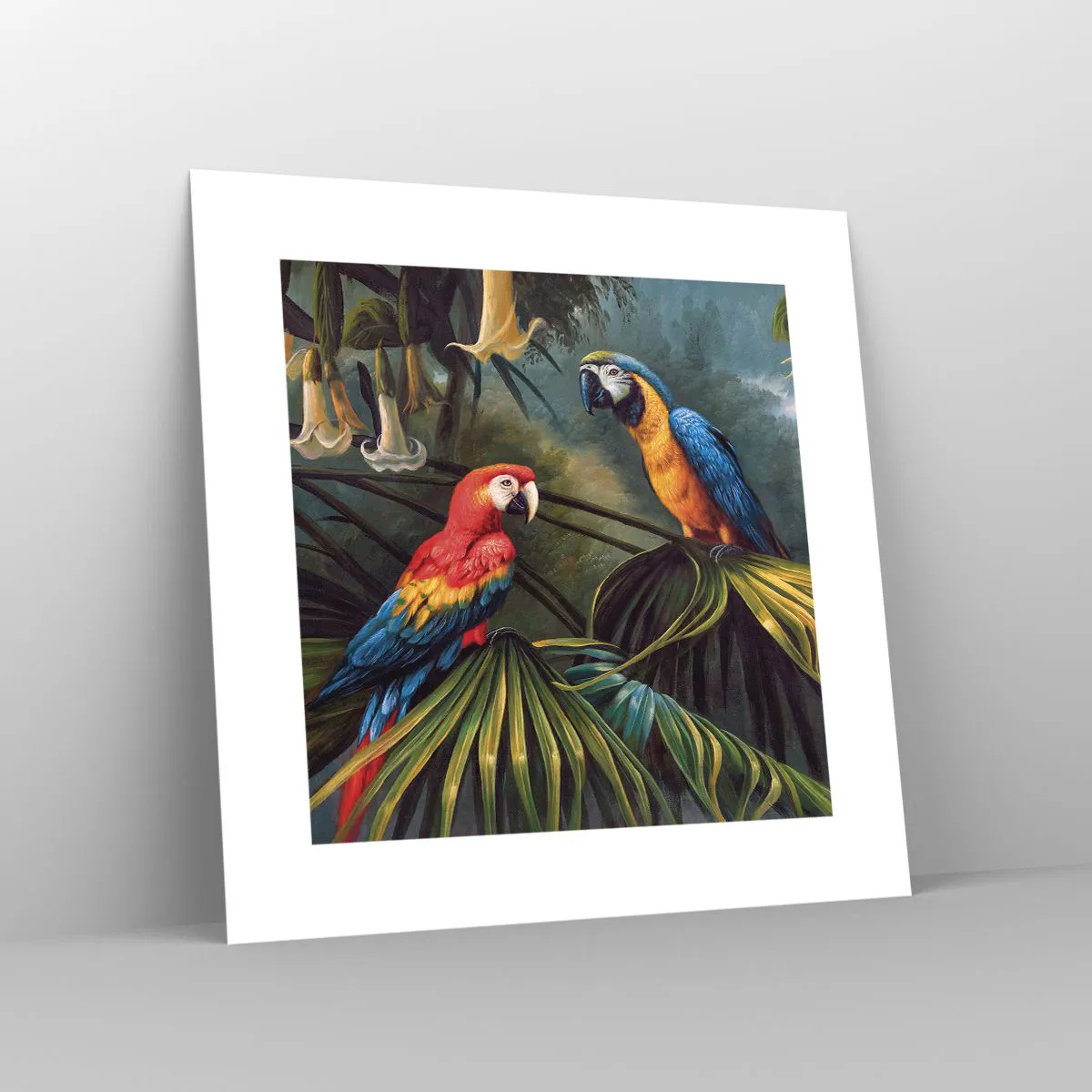 Poster - Romanticism in Tropics - 30x30 cm
