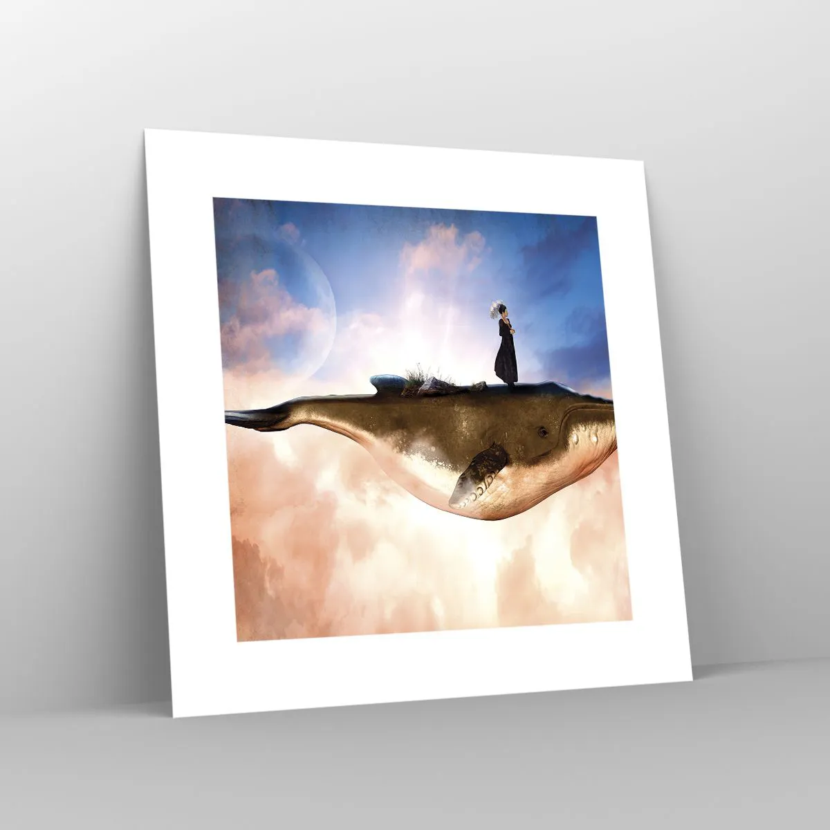 Plakat - En surrealistisk rejse - 30x30 cm