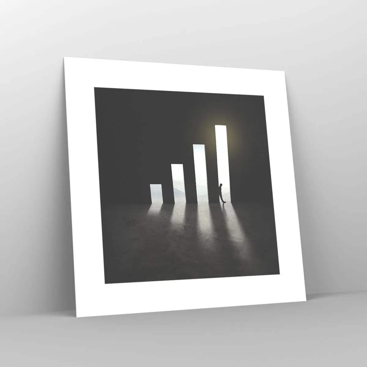 Affisch - Framgång - ett intryck - 30x30 cm