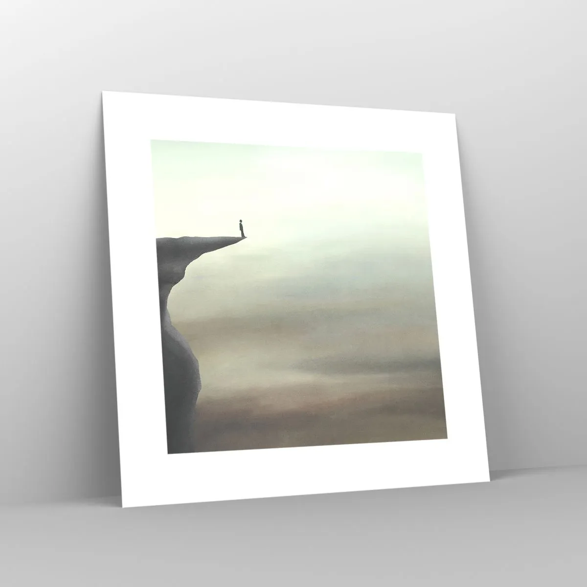 Plakat - Do góry, oczywiście! - 30x30 cm