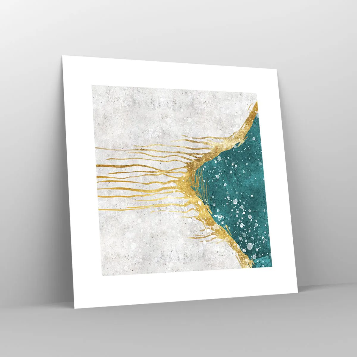 Affiche - Poster - Marée dorée - 30x30 cm