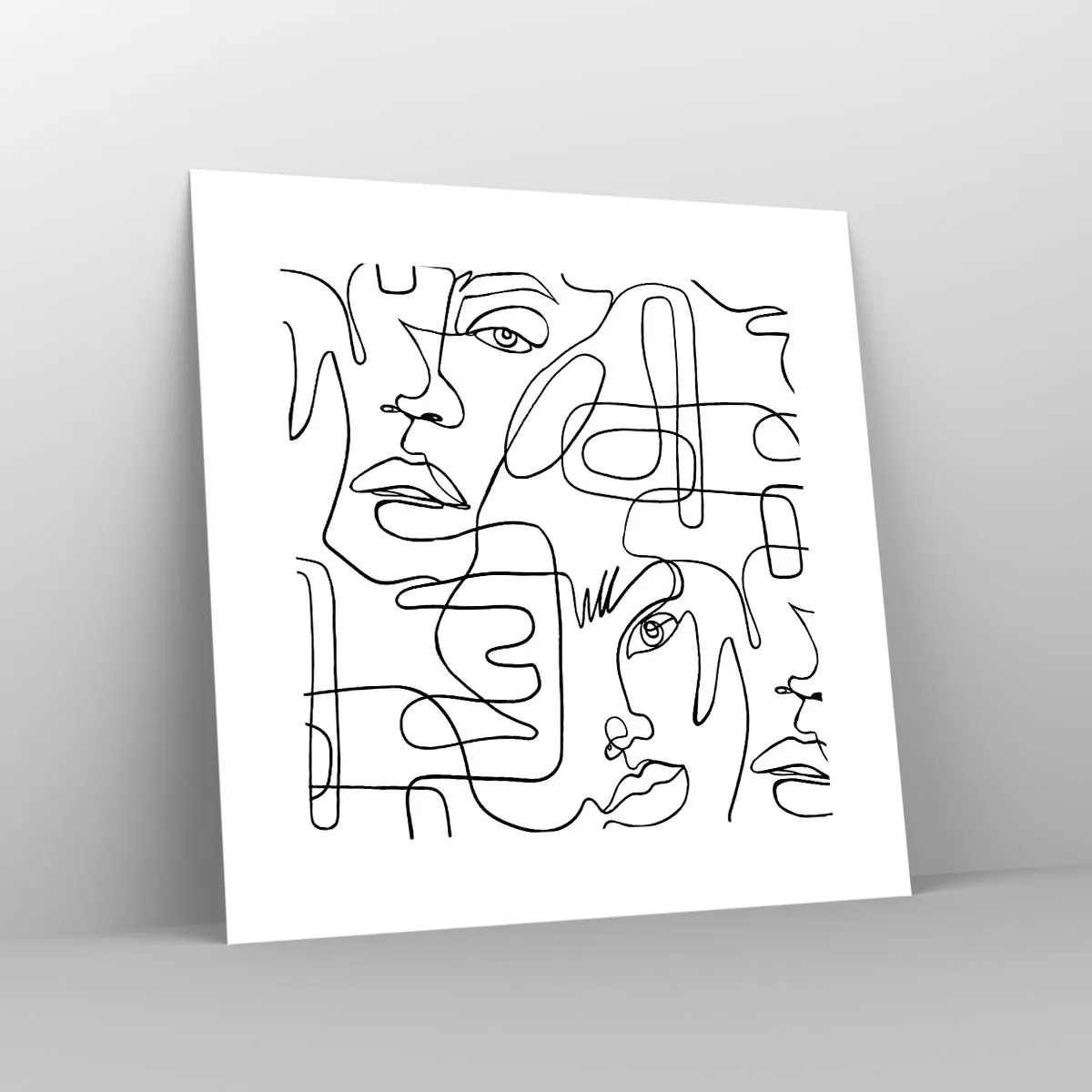 Poster - In verworrenen Gefühlen - 30x30 cm