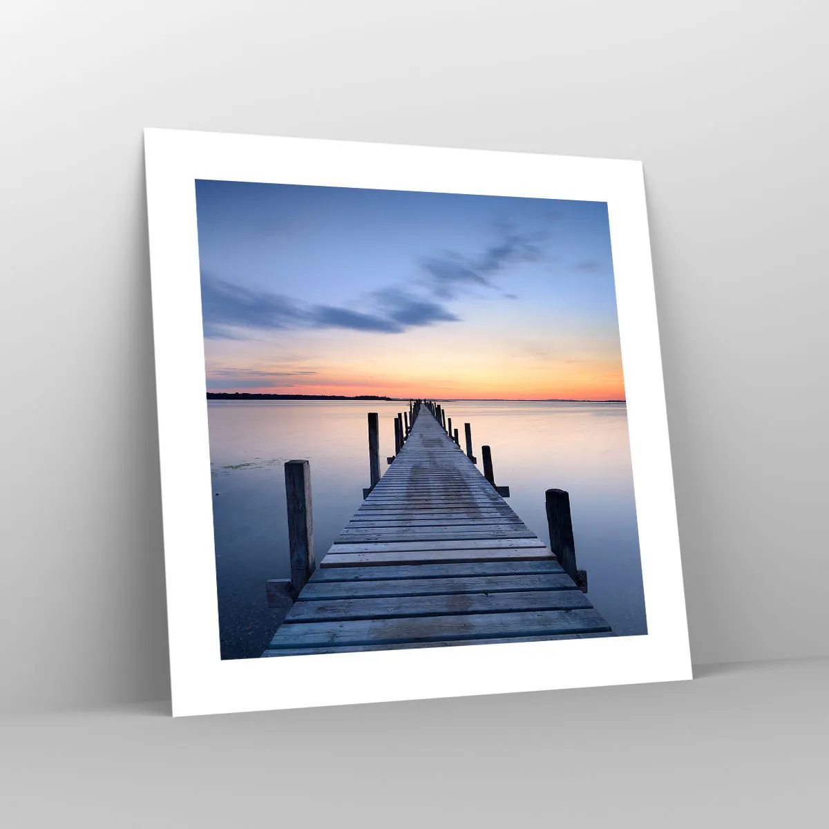 Poszter - A derűs szürkület nyugalma - 40x40 cm