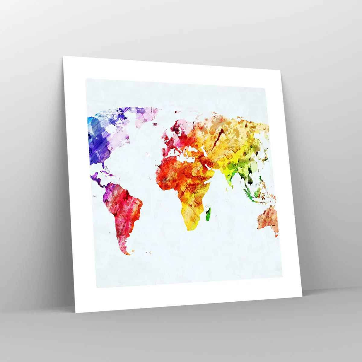 Poszter - A világ minden színe - 40x40 cm