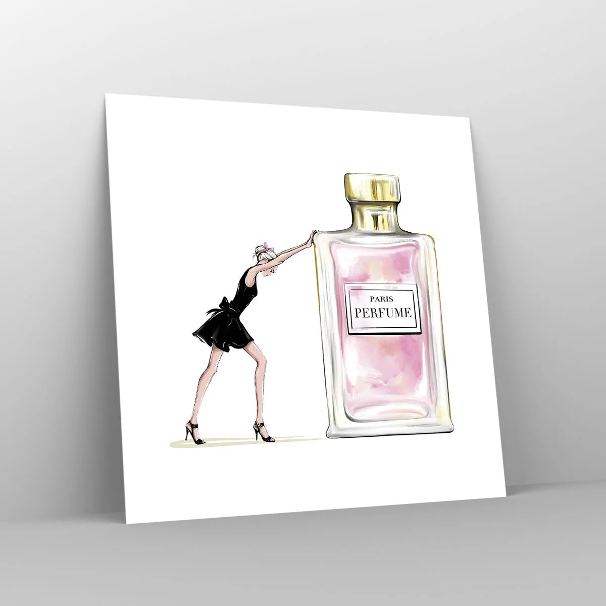 Plakat - Esencja kobiecości - 40x40 cm