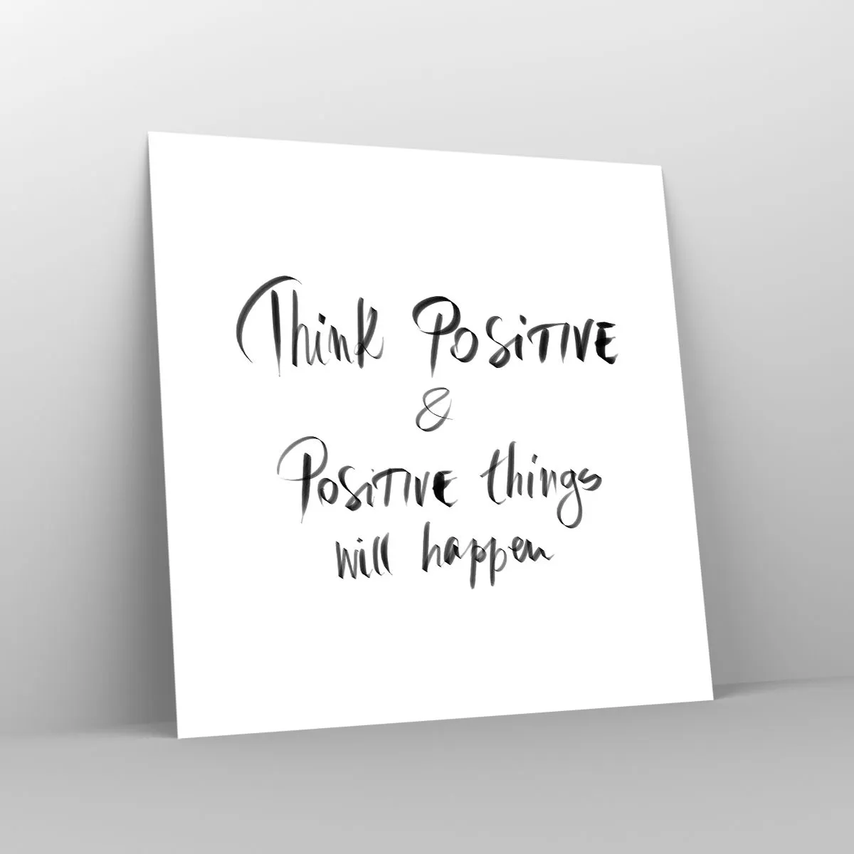 Plagát - Ako žiť? - 40x40 cm