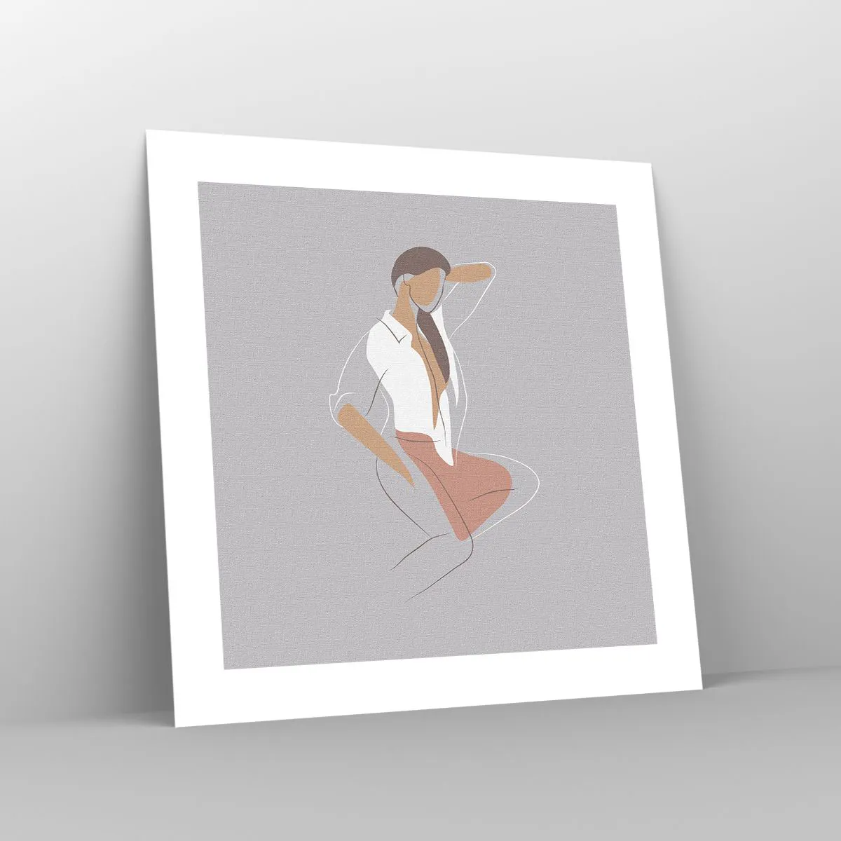 Plakat - Omrids af nåde - 40x40 cm